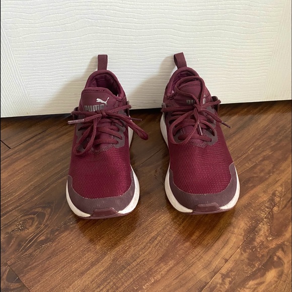 Puma Dark Red Sneakers, comfortable never worn by me - Picture 1 of 4